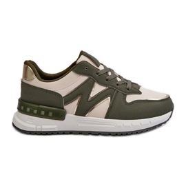 Zapatillas Deportivas De Mujer Confeccionadas En Piel Ecológica, Kaimans Verdes