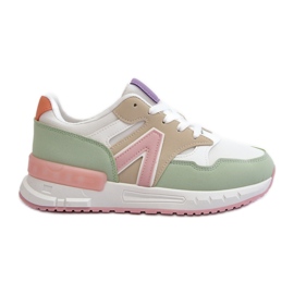 Zapatillas Deportivas de Mujer Confeccionadas en Piel Ecológica Vinelli Multicolor