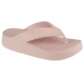 Chanclas Crocs Getaway Platform Flip 209410-6UR beige