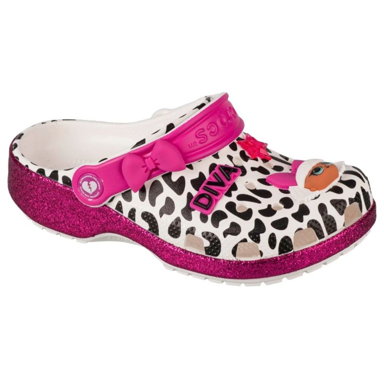 Zueco clásico para niñas Crocs Lol Surprise Diva 209465-100 blanco