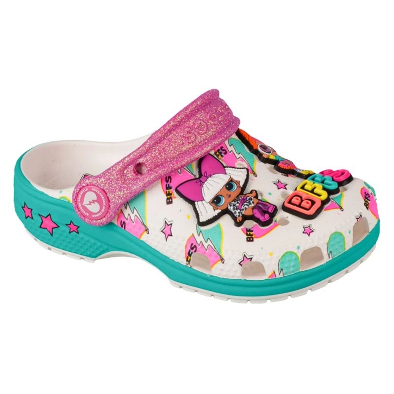 Zueco clásico para niños Crocs Lol Surprise Bff 209472-100 blanco