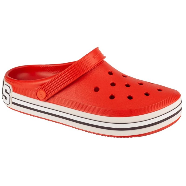 Zueco con logo fuera de la cancha Crocs 209651-625 rojo