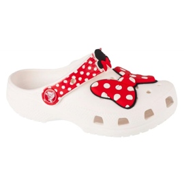 Chanclas Crocs Classic Disney Minnie Mouse Clog 208710-119 blanco