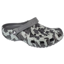Chanclas Crocs Classic Spray Camo Kids Clog 207594-097 gris