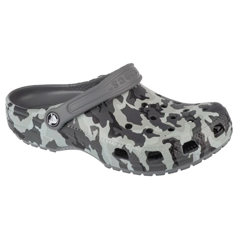 Chanclas Crocs Classic Spray Camo Kids Clog 207594-097 gris