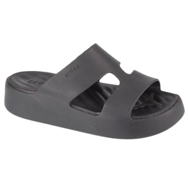 Chanclas Crocs Gataway Platform H-Strap 209409-001 negro