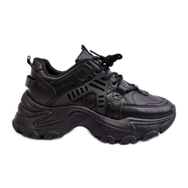 News Zapatillas Deportivas Chunky Mujer Sneakers Negro Toderus