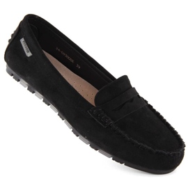 Potocki W WOL240A mocasines de ante, negro
