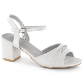 Sandalias tacón Vinceza W JAN305 plata