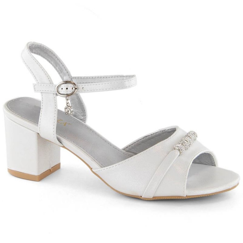 Sandalias tacón Vinceza W JAN305 plata