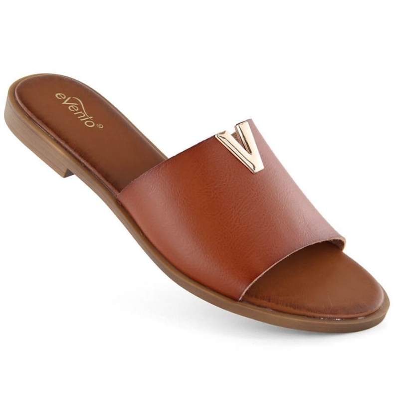 EVento W EVE444B chanclas tacón bajo, marrón