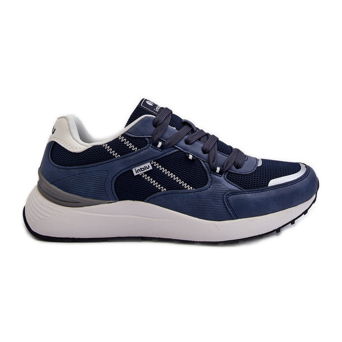 INBLU Zapatillas Deportivas Hombre Sneakers IU000006 Azul Marino