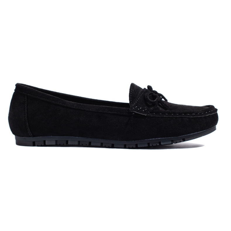 Mocasines mujer ante negro