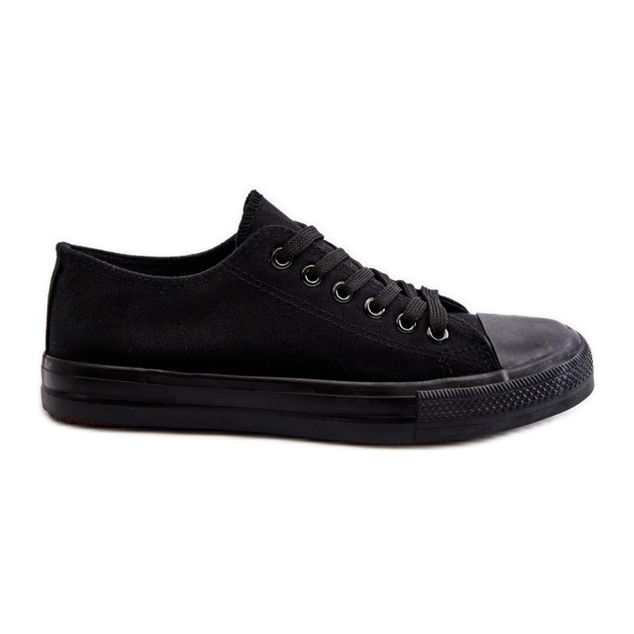 Zapatillas Bajas Clásicas Mujer Negro Caelira