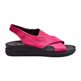Zazoo 40392 Sandalias Mujer Piel Fucsia rosa
