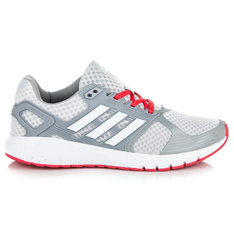 Tenis adidas duramo 8 gris rojo