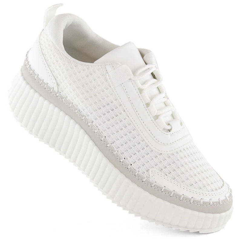 Deportivas mujer plataforma blanco McBraun 23219
