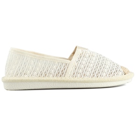 Alpargatas de malla beige, alpargatas de mujer aireadas Alpargatas de malla beige, alpargatas de mujer aireadas