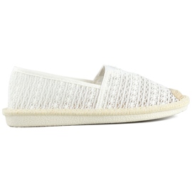 Alpargatas de rejilla blancas, alpargatas de mujer aireadas blanco Alpargatas de rejilla blancas, alpargatas de mujer aireadas blanco