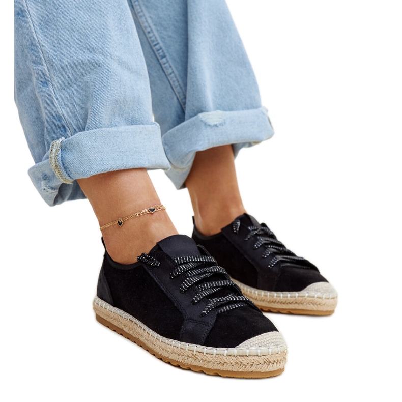 Alpargatas deportivas Naila negras negro