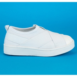 Rock And Joy Zapatillas Slip-Up Para Niñas blanco