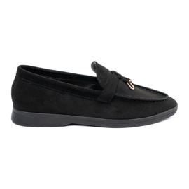 Mocasines mujer ante negro