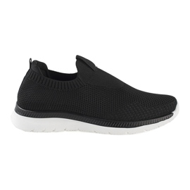 Zapatillas deportivas negras sin cordones negro KeeShoes