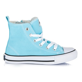 American Club Zapatillas altas para niños azul