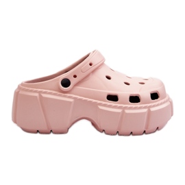 Chanclas de mujer de espuma con suela maciza rosa Witima rosado