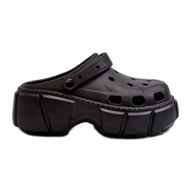 Chanclas de espuma para mujer con suela maciza, negro Witima Chanclas de espuma para mujer con suela maciza, negro Witima