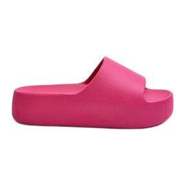 Chanclas de Mujer con Suela Gruesa Fucsia Oreithano rosa