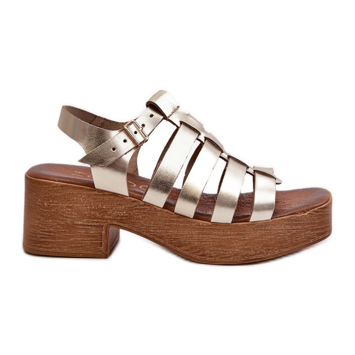 Zazoo 40410 Sandalias Mujer Piel Dorado