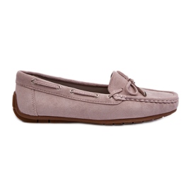 Mocasines Mujer Ante Morado Si Passione violeta