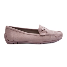 Mocasines De Ante De Moda Para Mujer Morado Rabell violeta