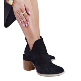 Botines negros asimétricos con aislamiento de Nadica