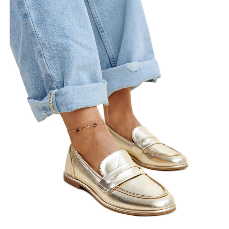 Mocasines Nasia clásicos dorados Mocasines Nasia clásicos dorados