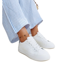 Zapatillas Akila blancas y plateadas. blanco