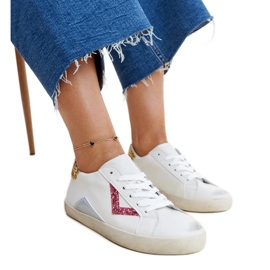 Deportivas blancas con efecto desgastado de Gombola blanco