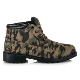 Ideal Shoes Trampero de tobillo bajo multicolor