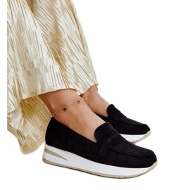 Zapatos Muna negros perforados