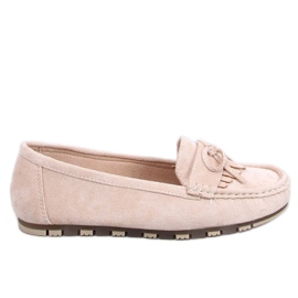 Mocasines Mouton de ante beige