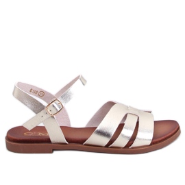 Sandalias planas mujer Manzo Oro dorado Sandalias planas mujer Manzo Oro dorado
