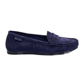 Mocasines Mujer Ante Eco Big Star NN274931 Memory Foam System Azul Marino