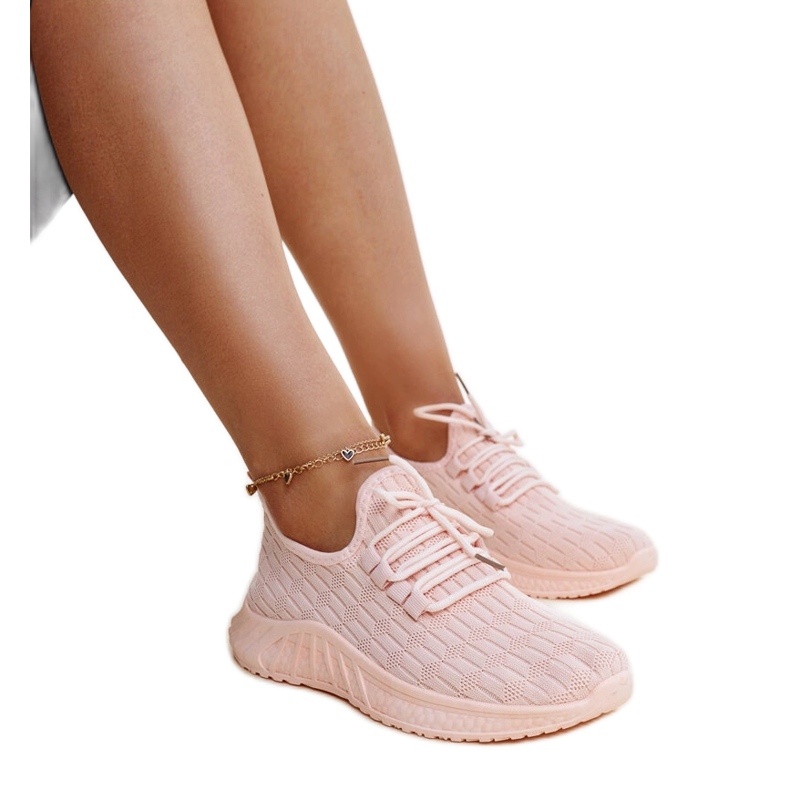 Deportivas Milena de tejido rosa rosado