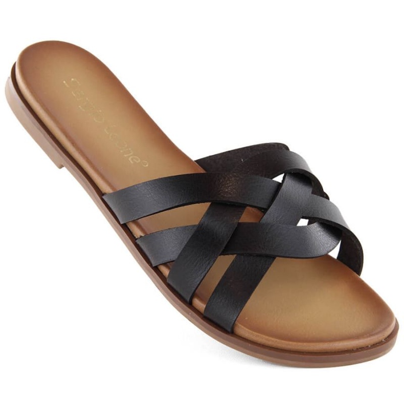 Chanclas romanas Sergio Leone W SK447A negro