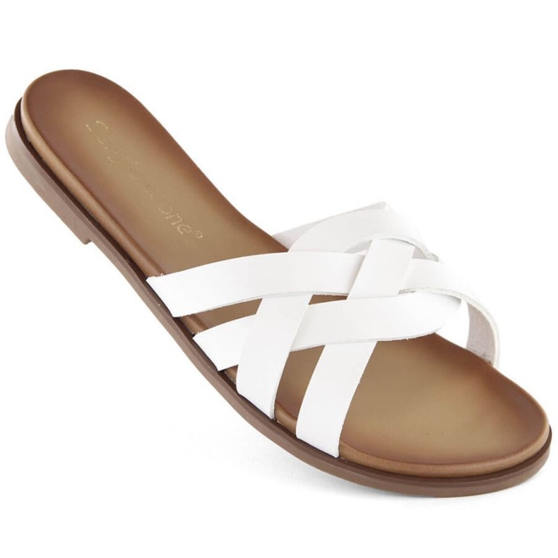 Sergio Leone W SK447B Chanclas romanas, blanco