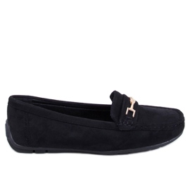 Mocasines mujer en ante Sourd Negro Mocasines mujer en ante Sourd Negro