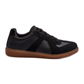 Zapatillas bajas de mujer trenzadas negras negro