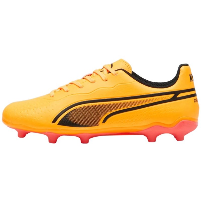 Zapatillas de fútbol Puma King Match FG/AG 107573 05 amarillo