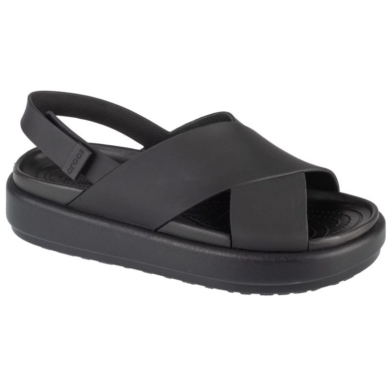 Sandalias Crocs Brooklyn Luxe Strap W 209407-060 negro